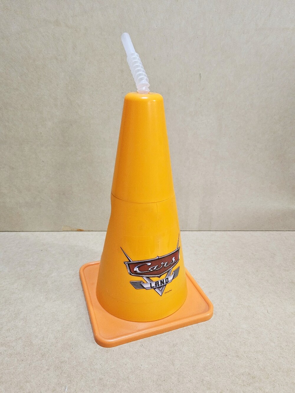 Disney Parks Souvenier Sipper Cup Traffic Cone Cars Land DCA Cozy Cone Motel